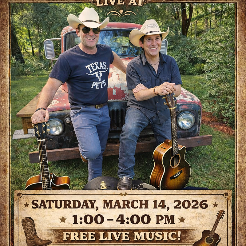 Live Country Music at Lara Boot Company with The Wildwood Brothers