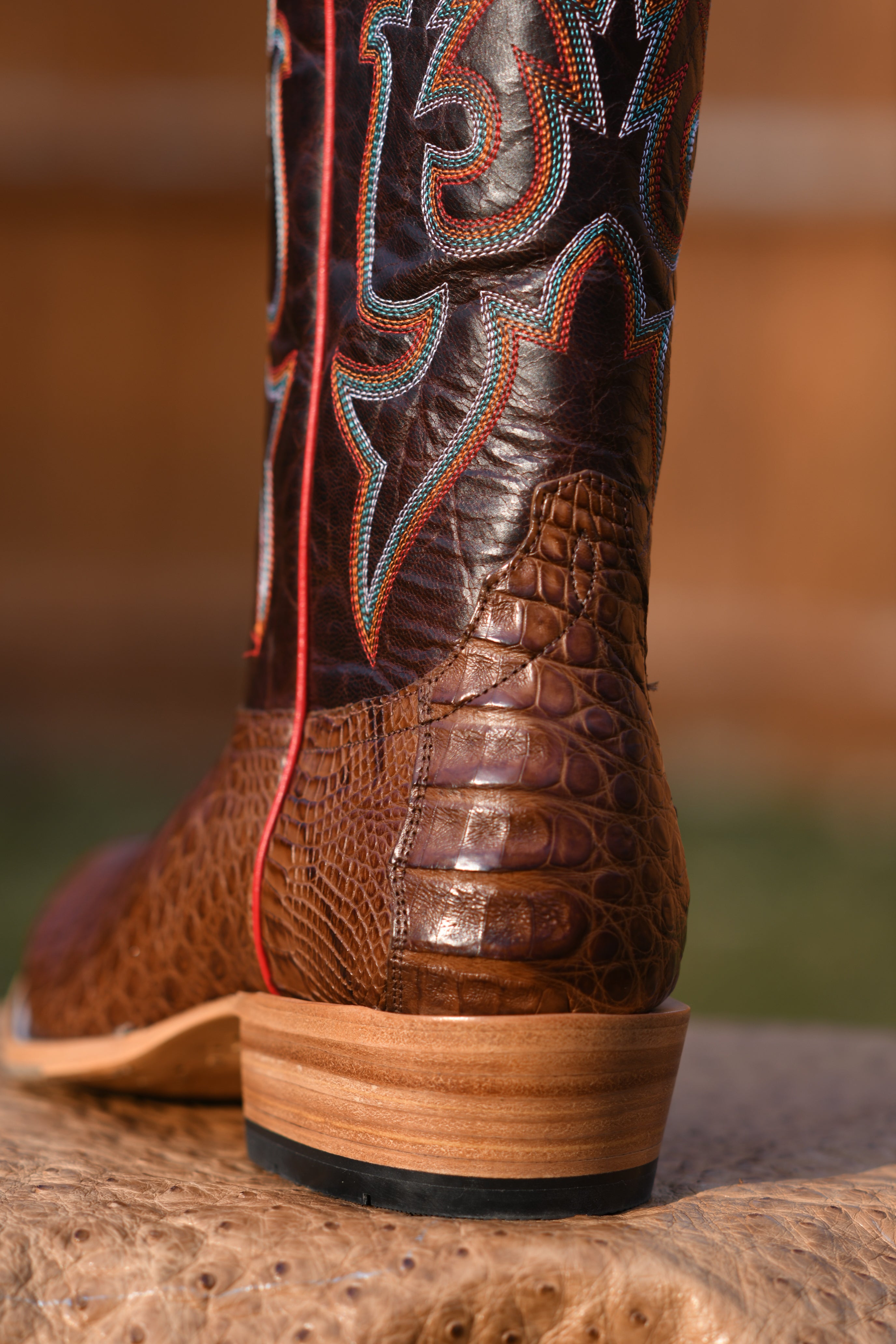 Top Hand Horse Power | Post Oak Caiman Belly Cowboy Boots