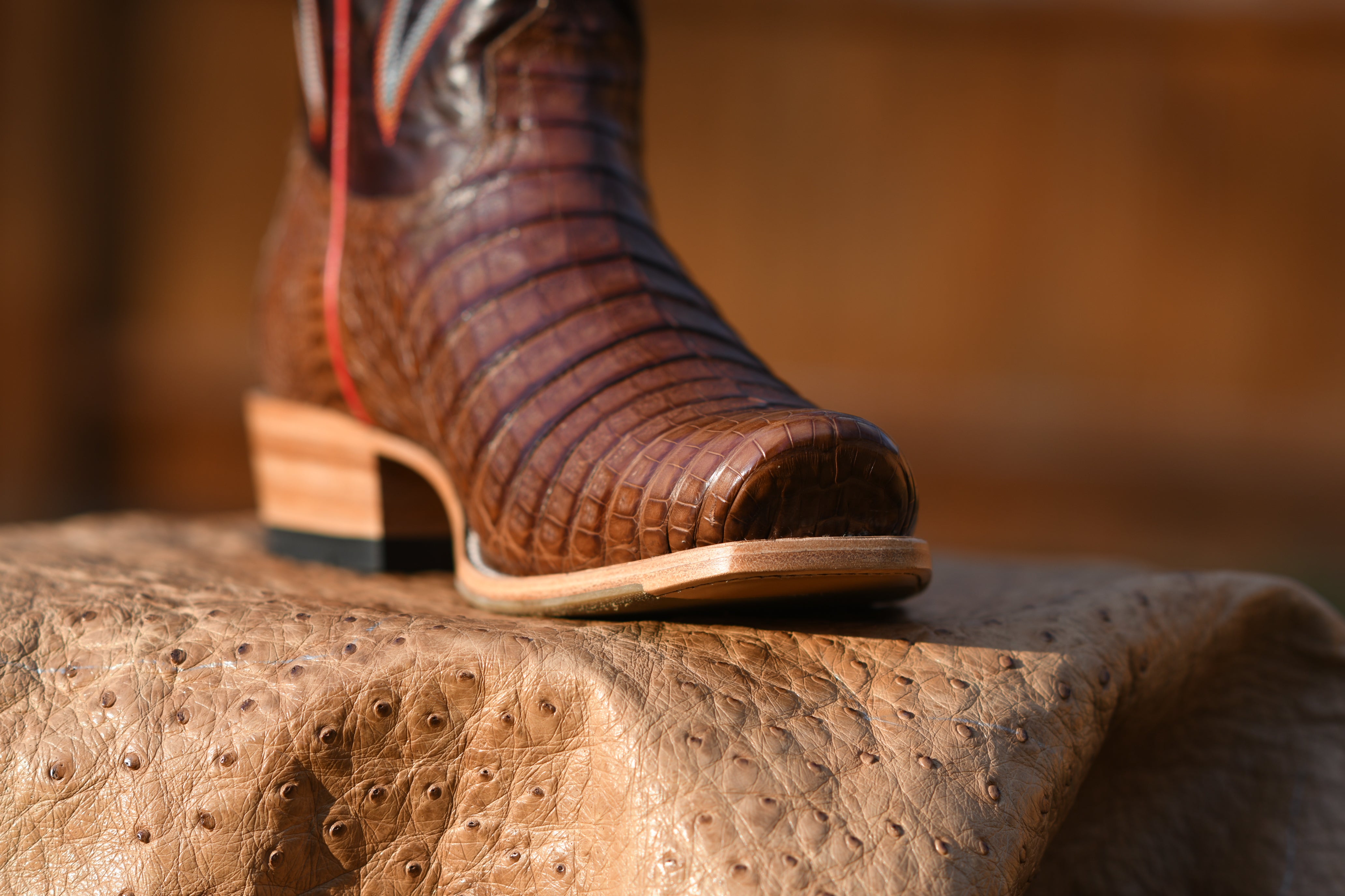 Top Hand Horse Power | Post Oak Caiman Belly Cowboy Boots