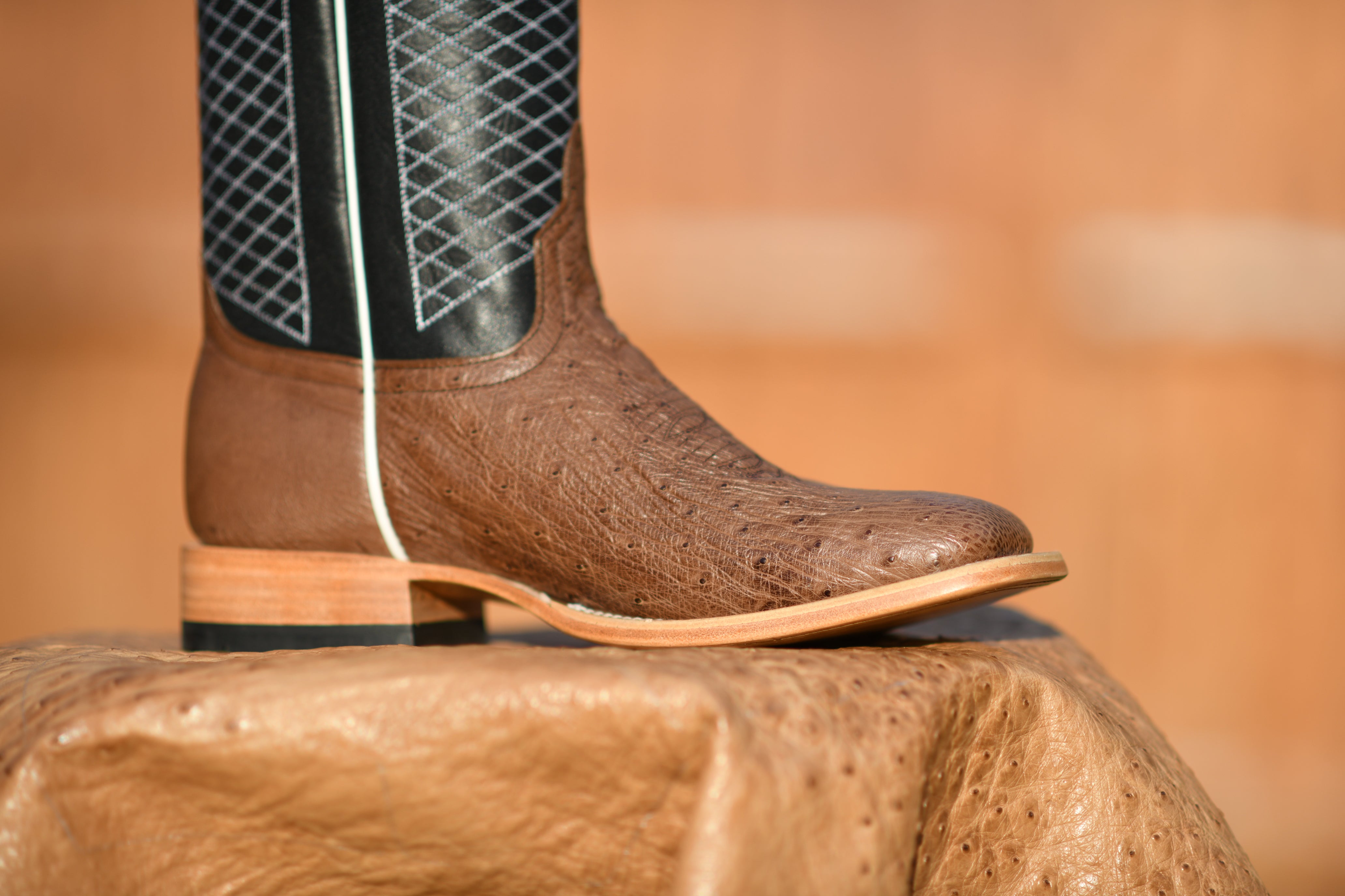 Top Hand Horsepower | Kango Tobacco Ostrich Cowboy Boots