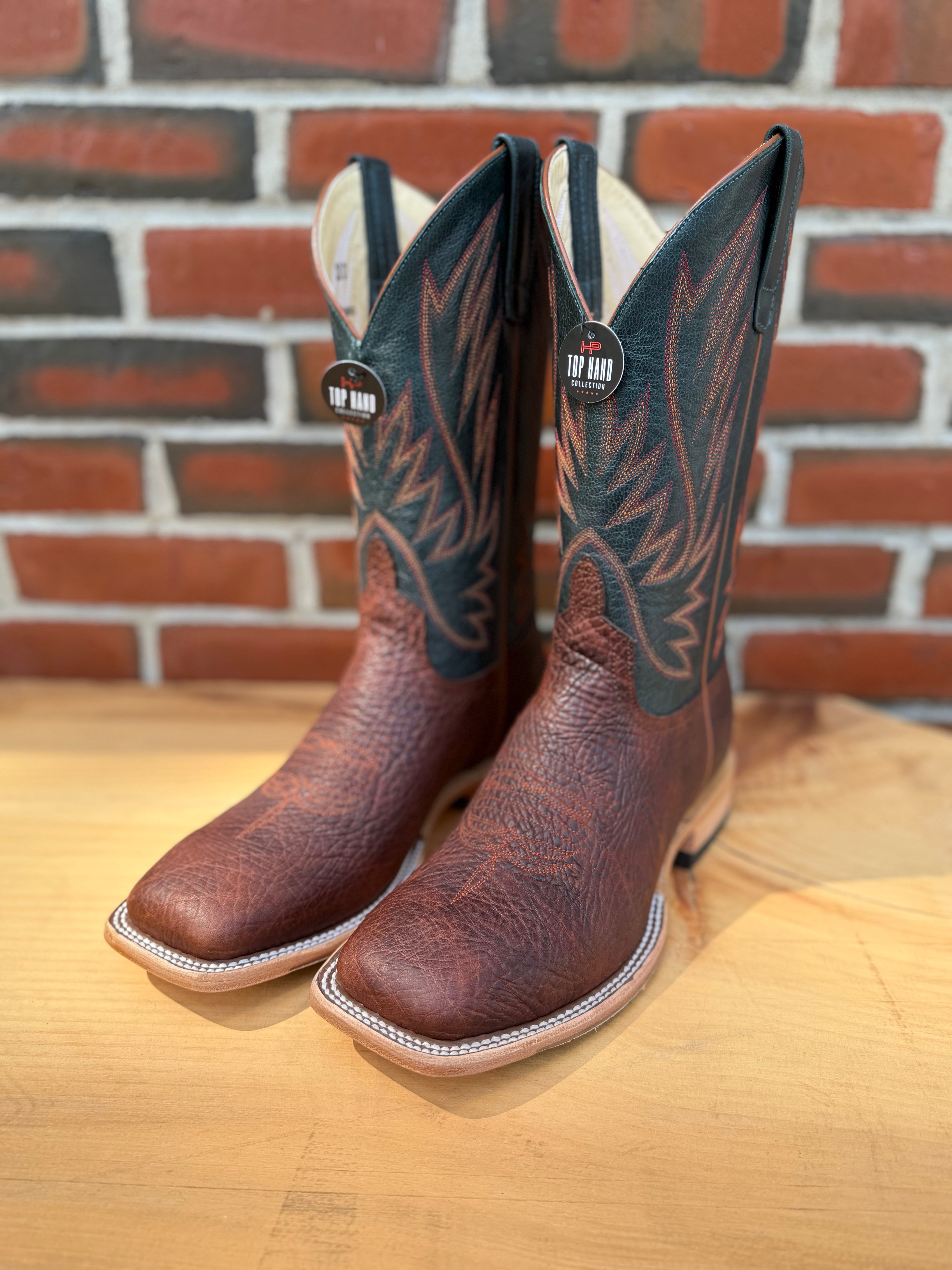 Top Hand Horse Power | Cowboy Comanche Shrunken Shoulder Cowboy Boots