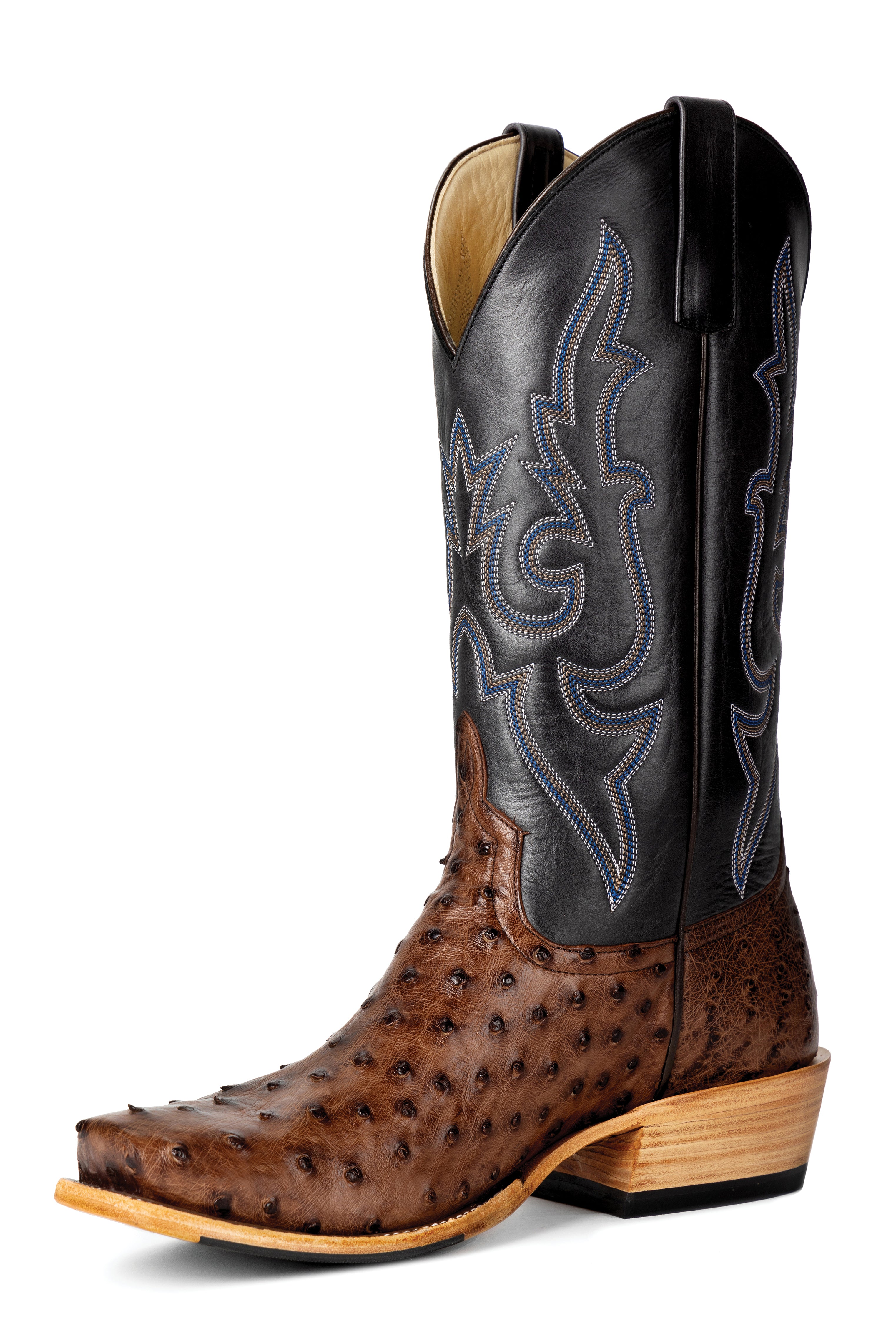 Top Hand Horse Power | Kango Tobacco Full Quill Ostrich Cowboy Boots