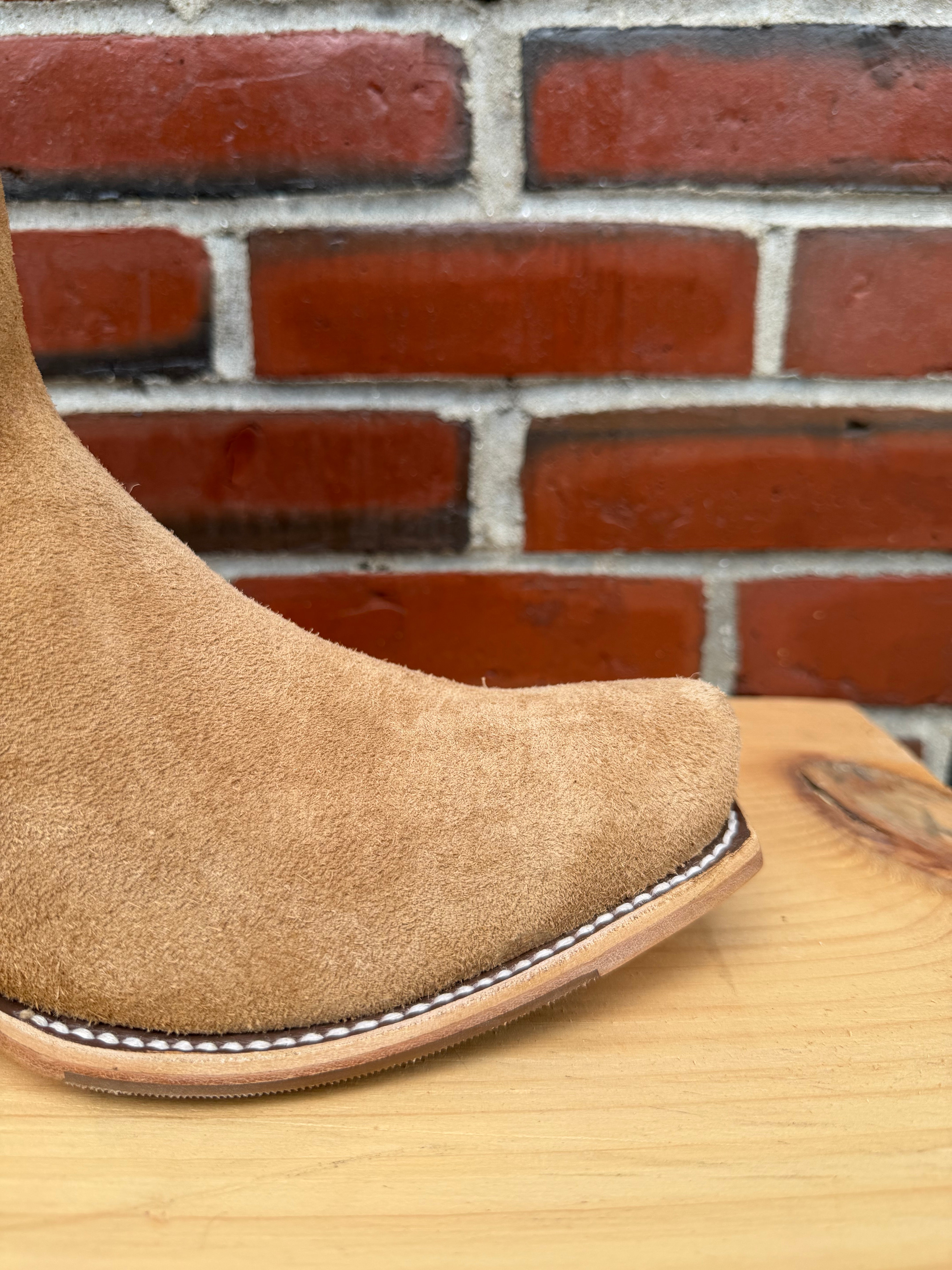 Top Hand Horse Power | Tan Crazy Roughout 13" Azure New Orleans