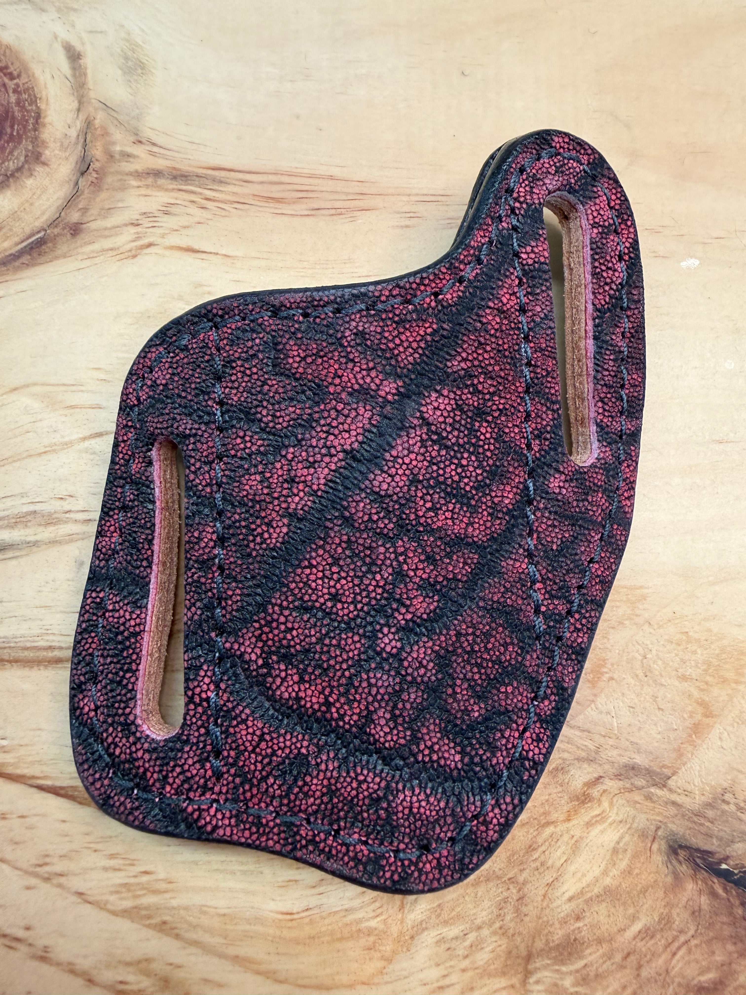 Anderson Bean | Exotic Leather Folding Knife Sheath