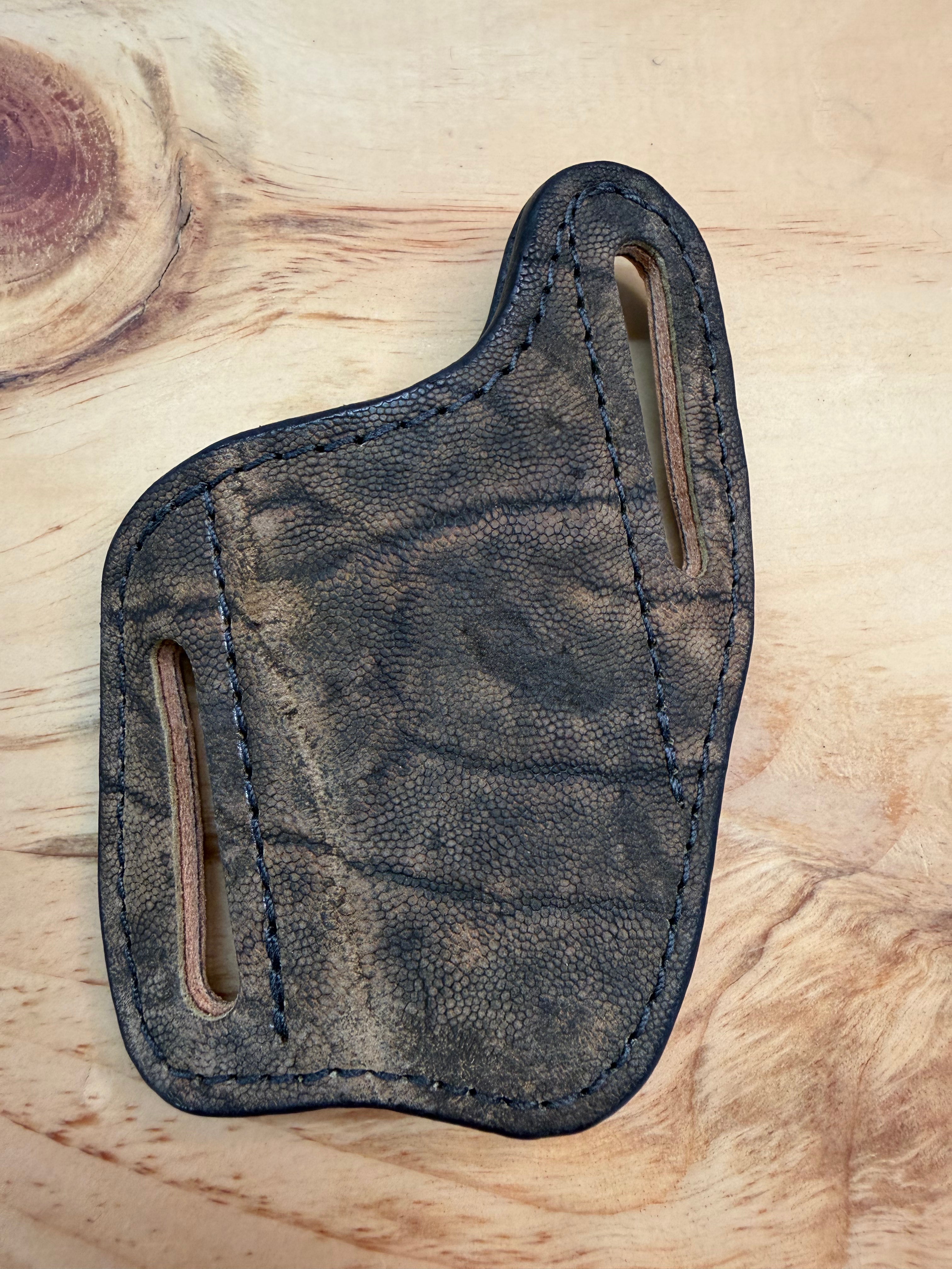 Anderson Bean | Exotic Leather Folding Knife Sheath