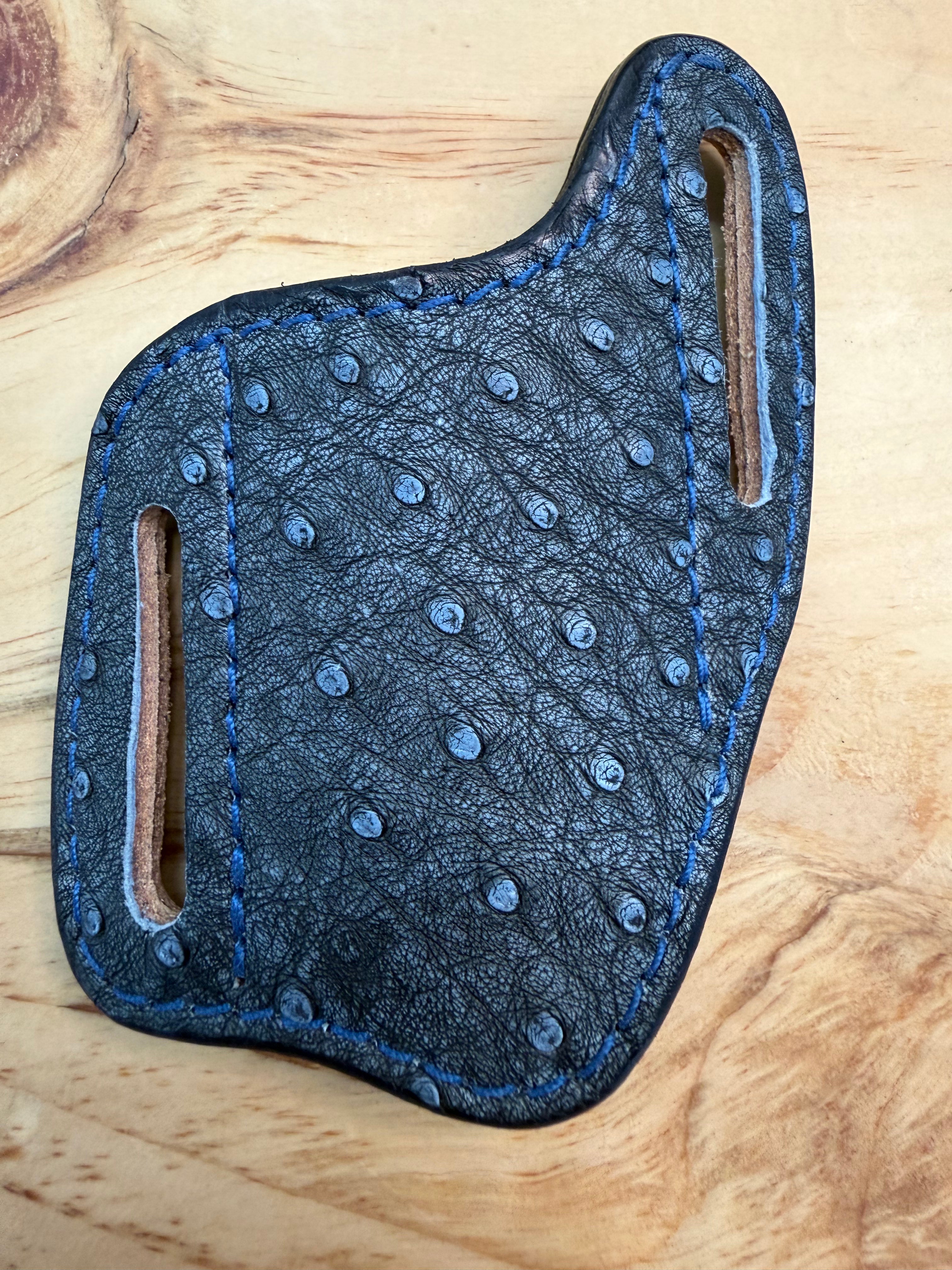 Anderson Bean | Exotic Leather Folding Knife Sheath