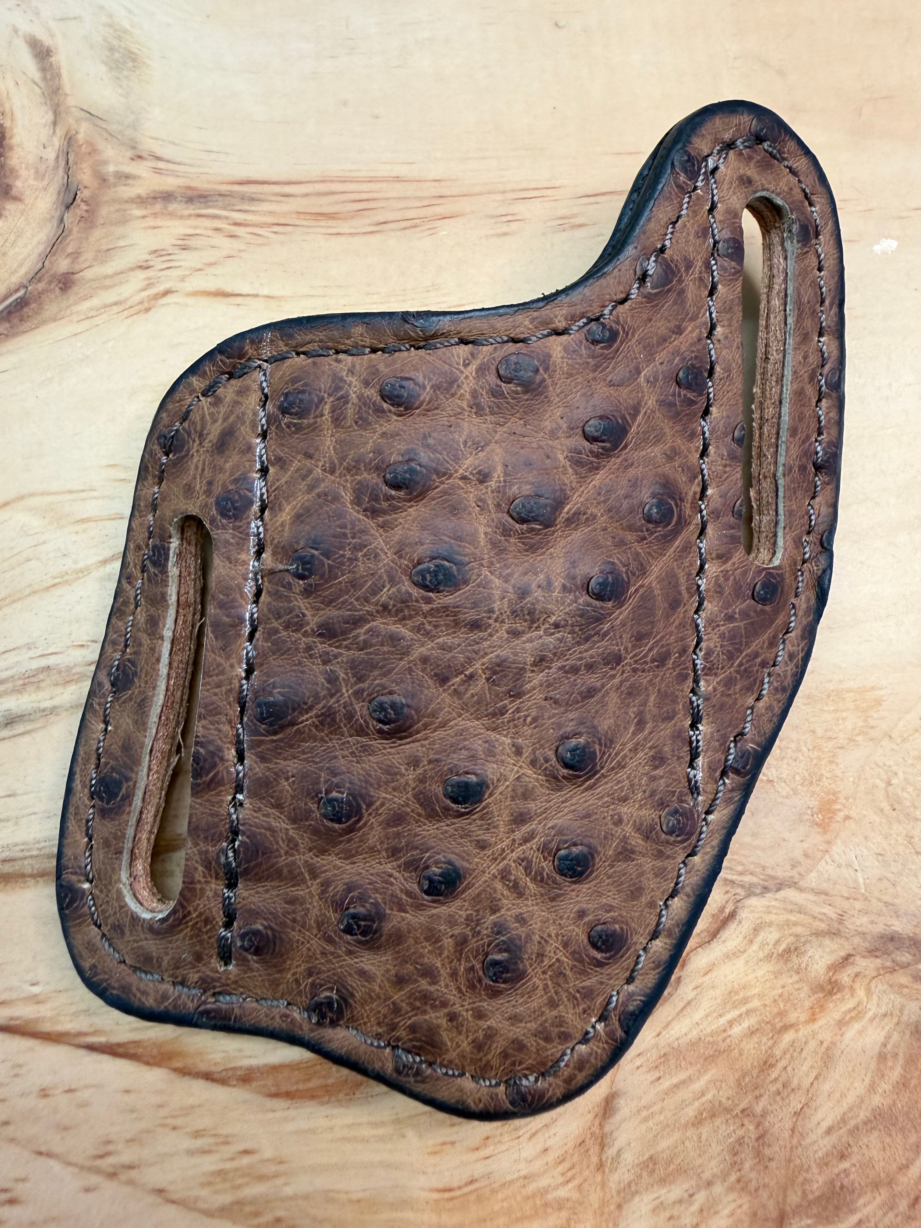 Anderson Bean | Exotic Leather Folding Knife Sheath