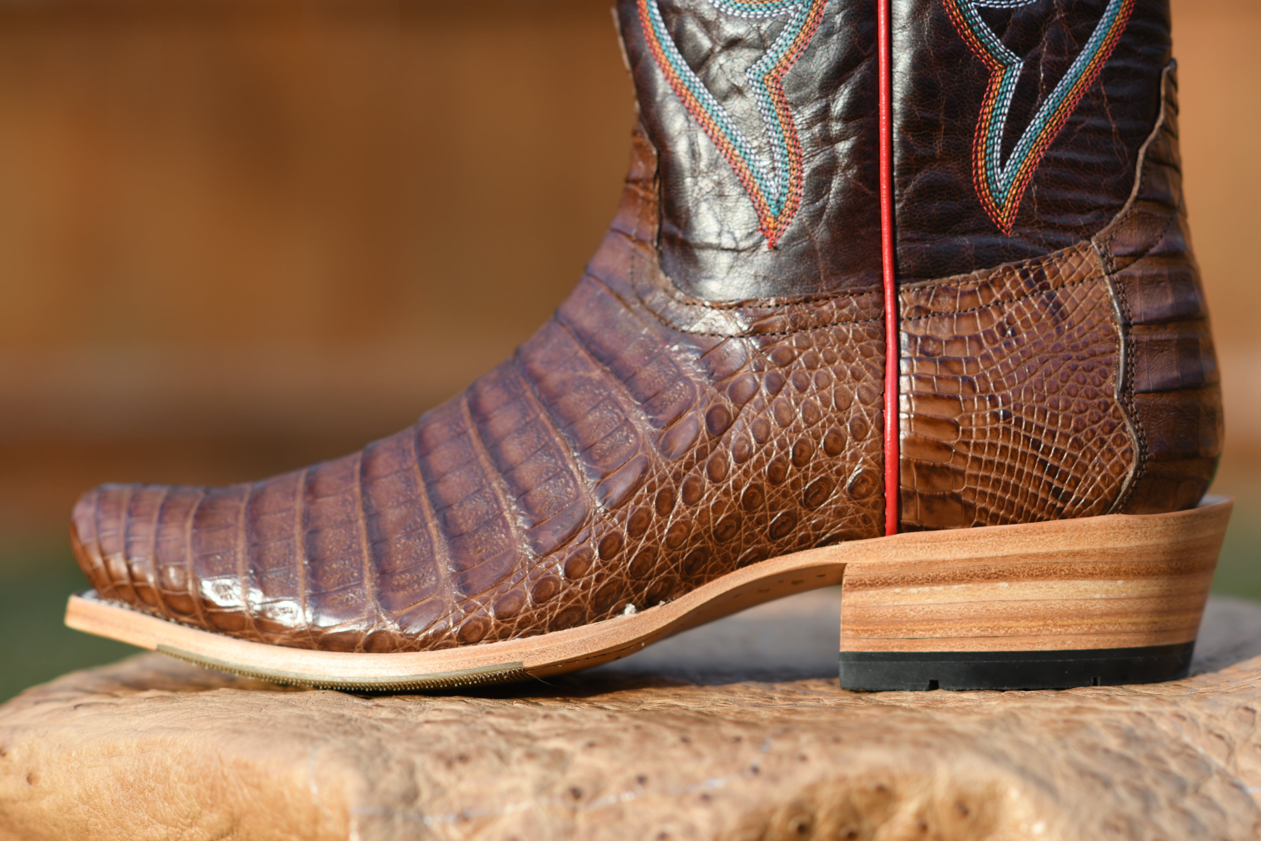 Top Hand Horse Power | Post Oak Caiman Belly Cowboy Boots