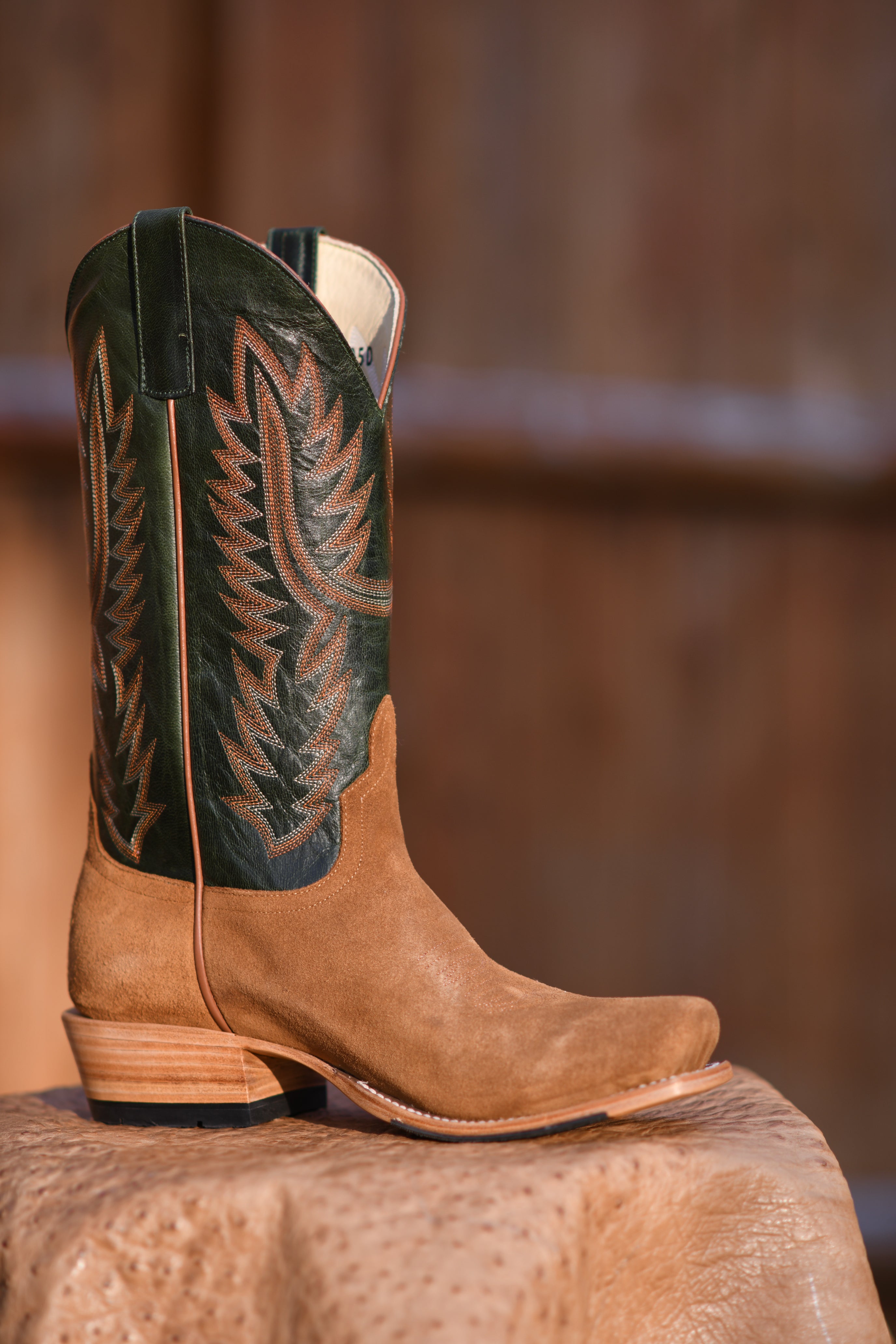 Top Hand Horse Power | Camel Suede Cowboy Boots