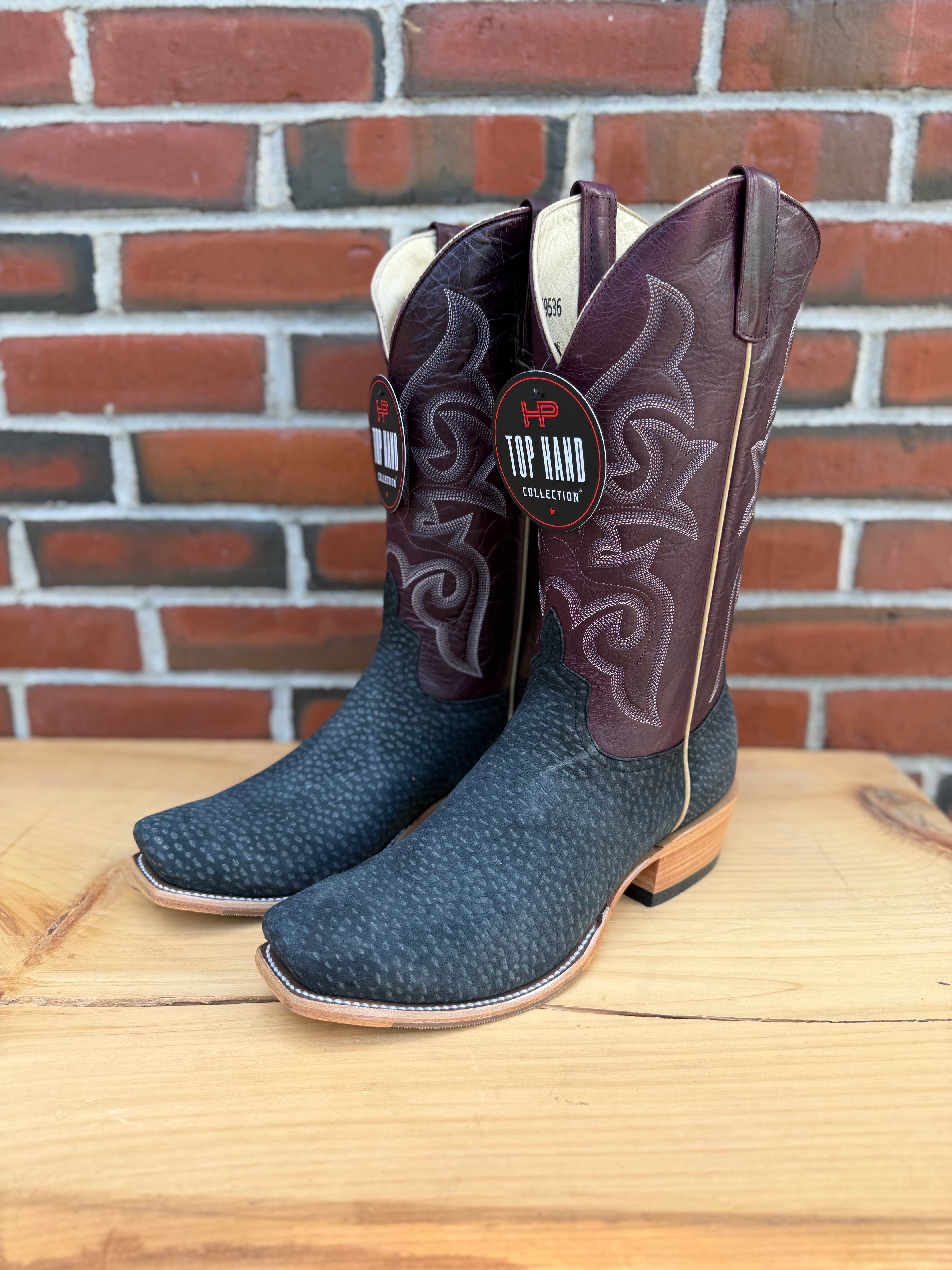 Top Hand Horse Power | Grey Carpincho Cowboy Boots