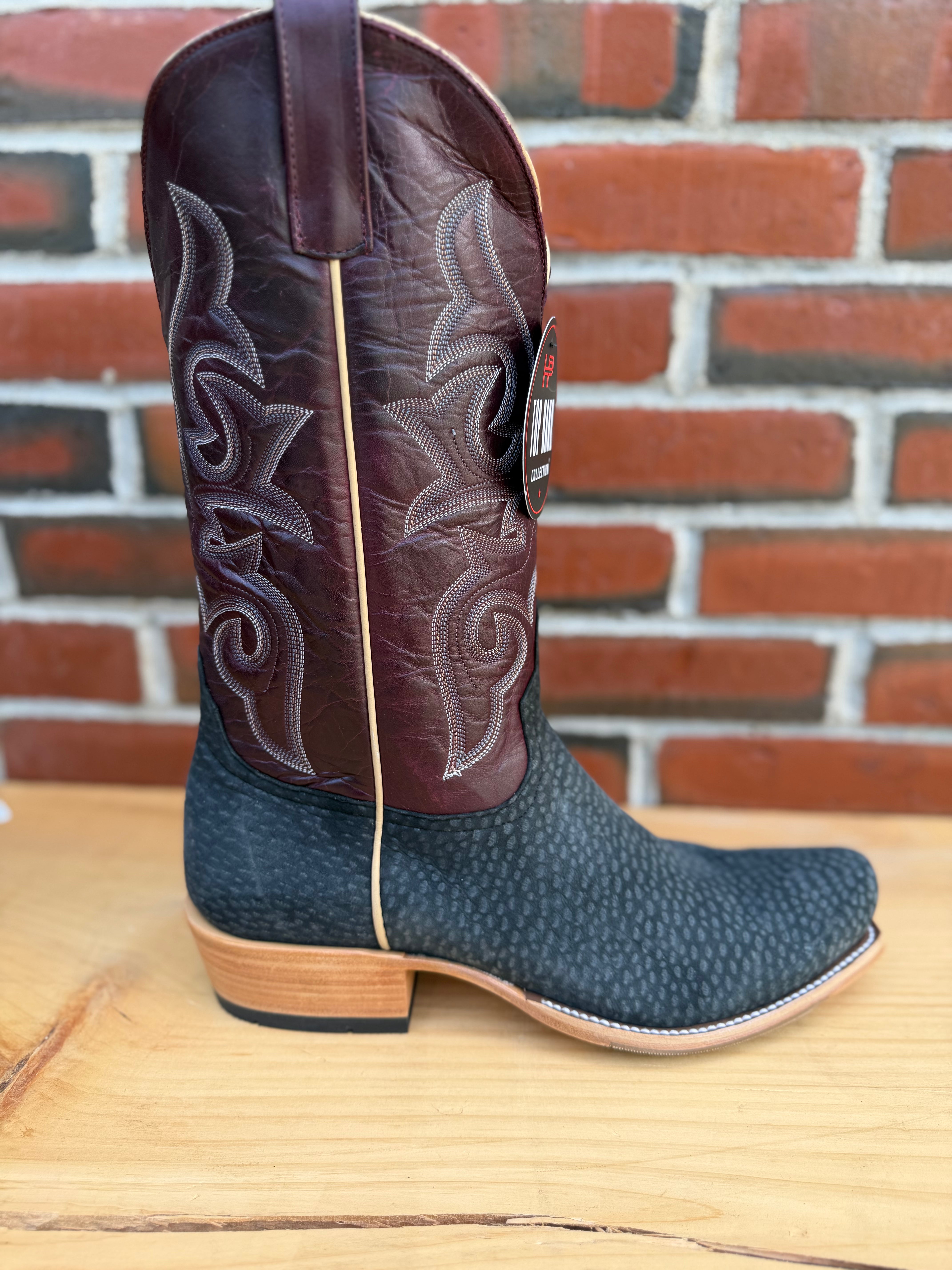 Top Hand Horse Power | Grey Carpincho Cowboy Boots