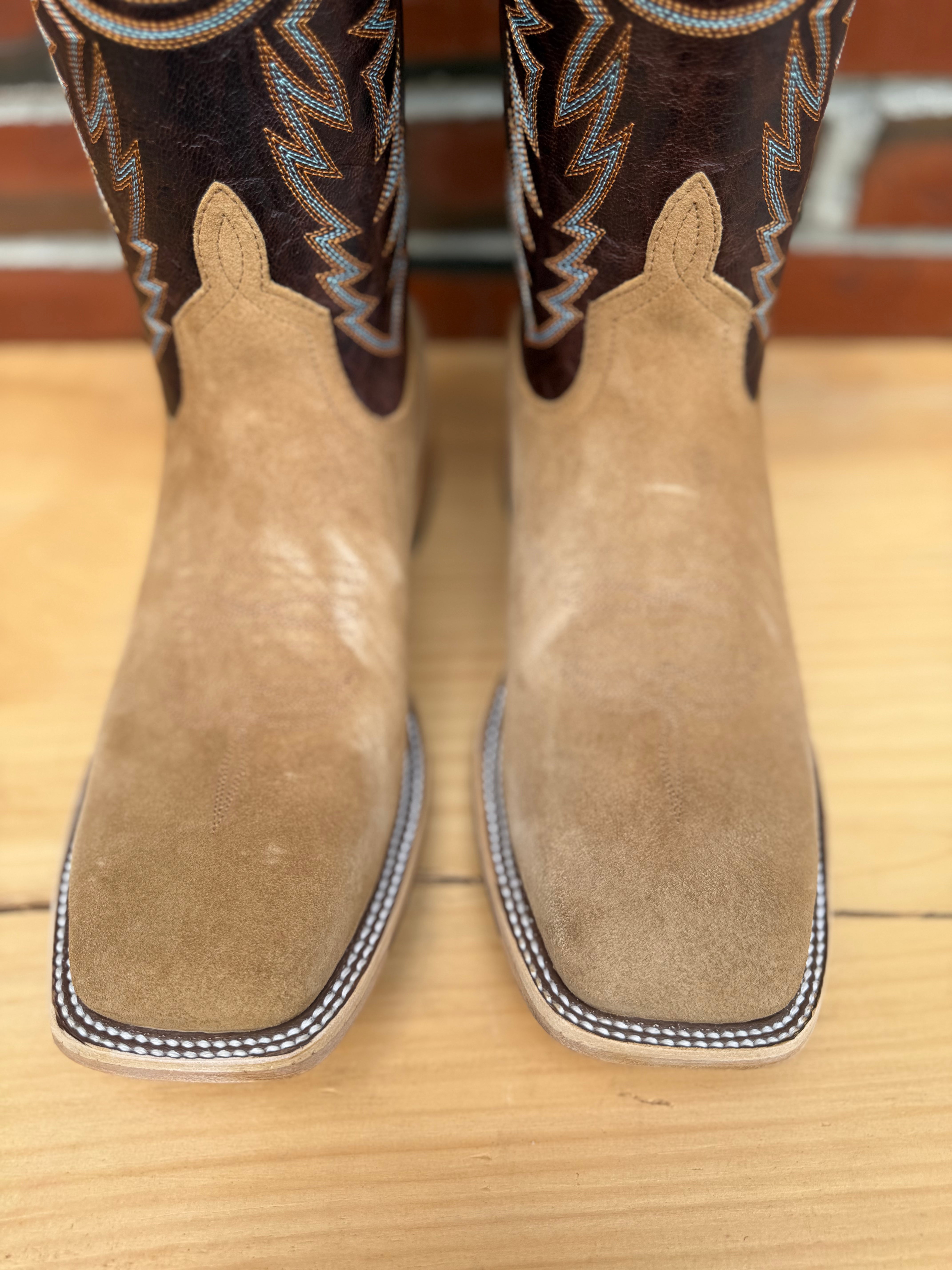 Top Hand Horse Power | Tan Crazy Roughout