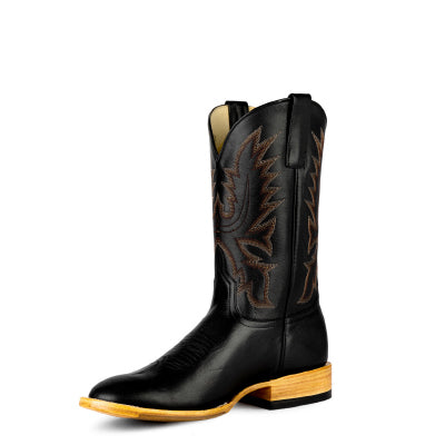 Top Hand Horse Power | Black Paris Cowboy Boots – Round Toe