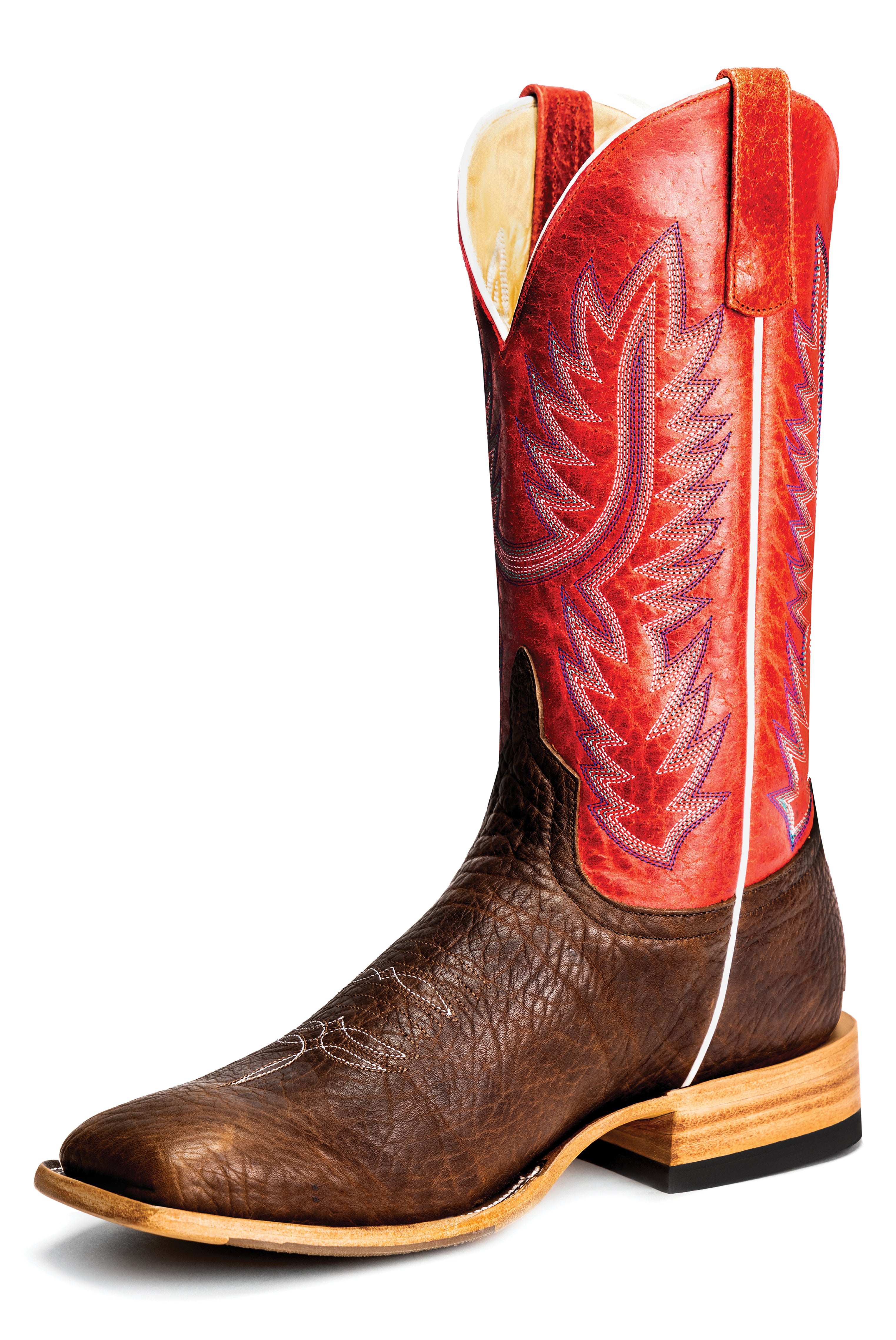 Top Hand Horse Power | Brown Shrunken Shoulder Cowboy Boots