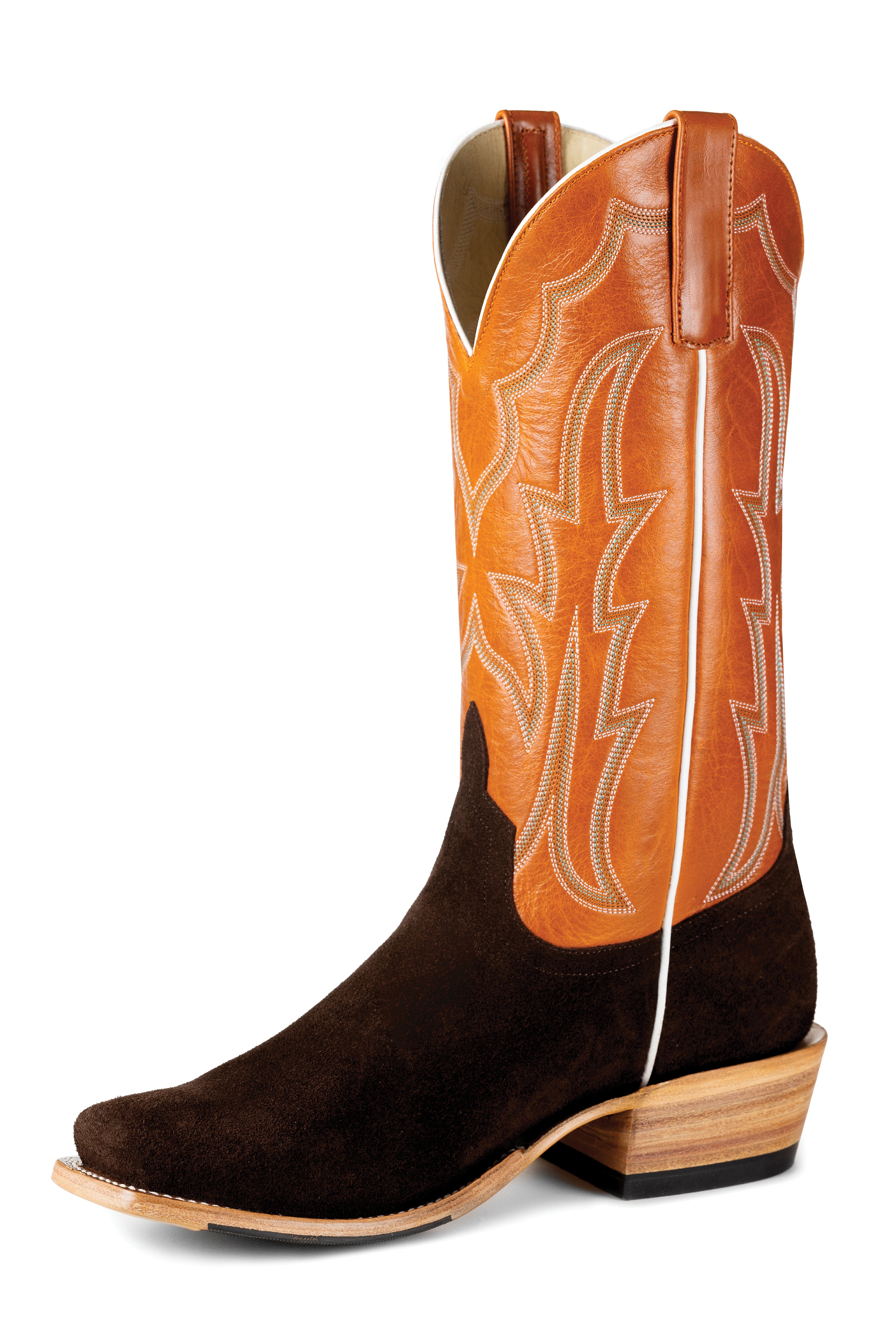 Top Hand Horse Power | Chocolate Suede Cowboy Boots
