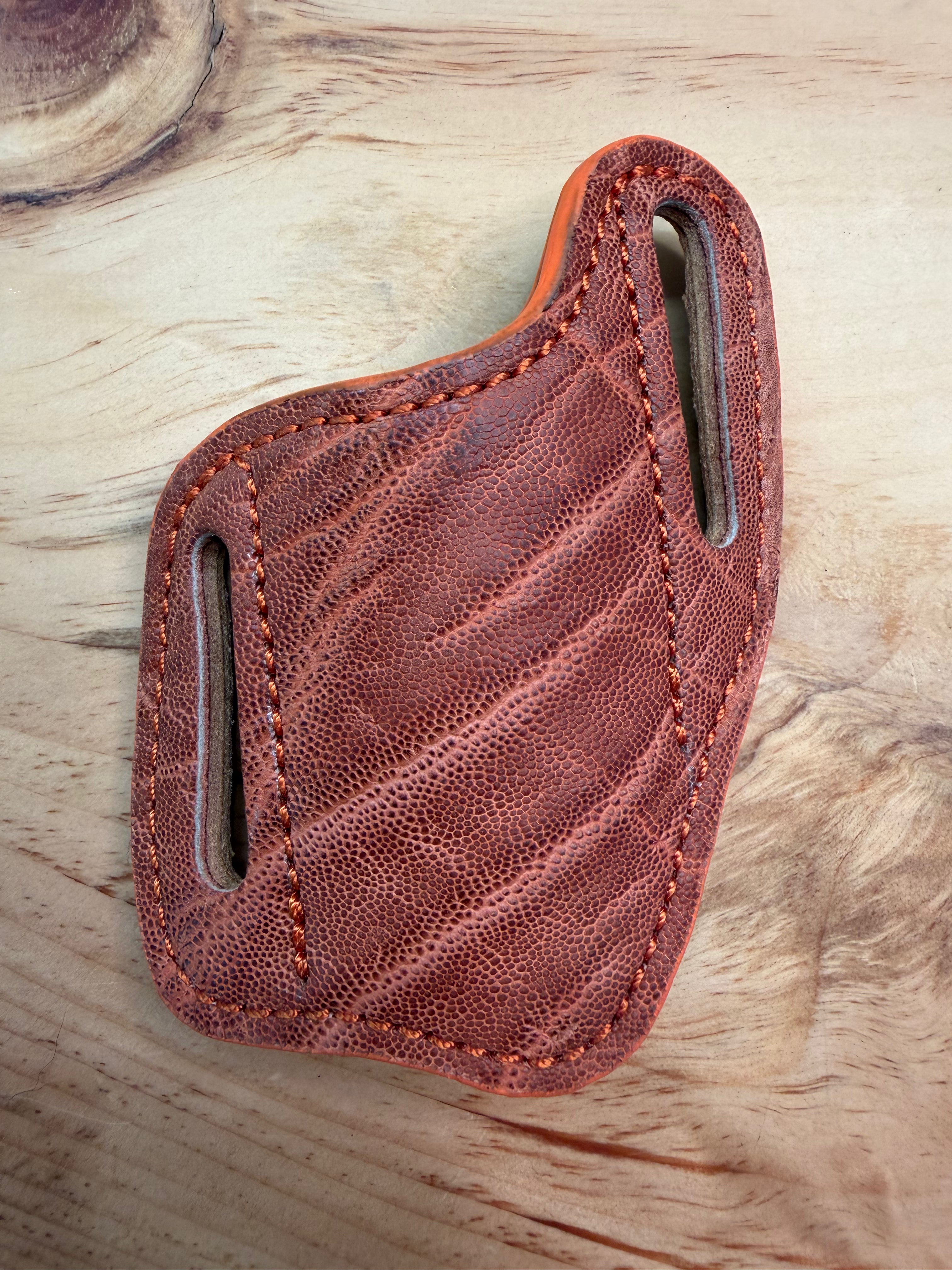 Anderson Bean | Exotic Leather Folding Knife Sheath