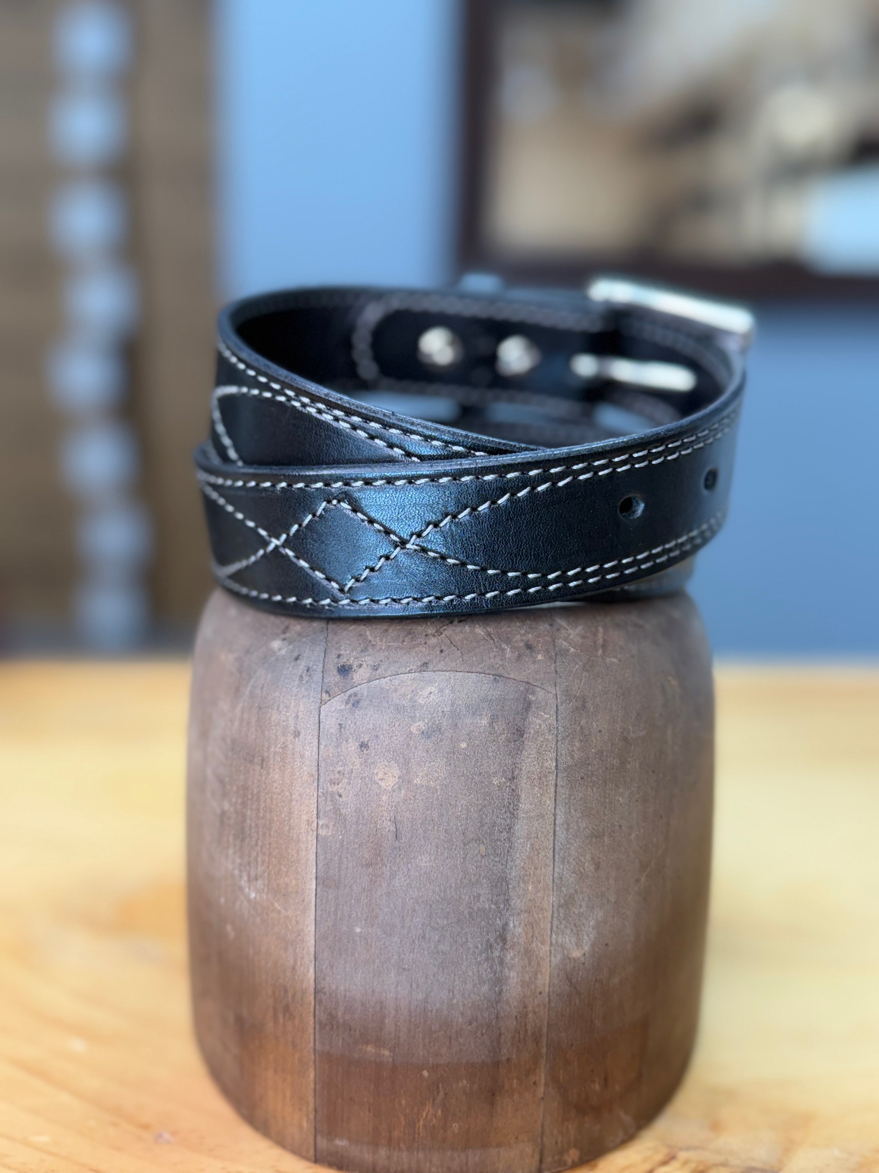 Lara Boot Company Exclusive Gunslinger Leather Belt – Made in USA